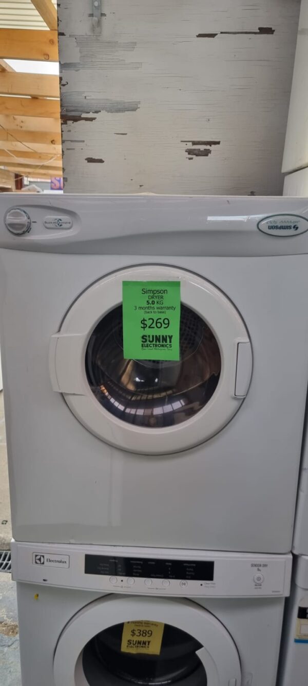Simpson 5Kg Clothes Dryer 39S500 Refurbished